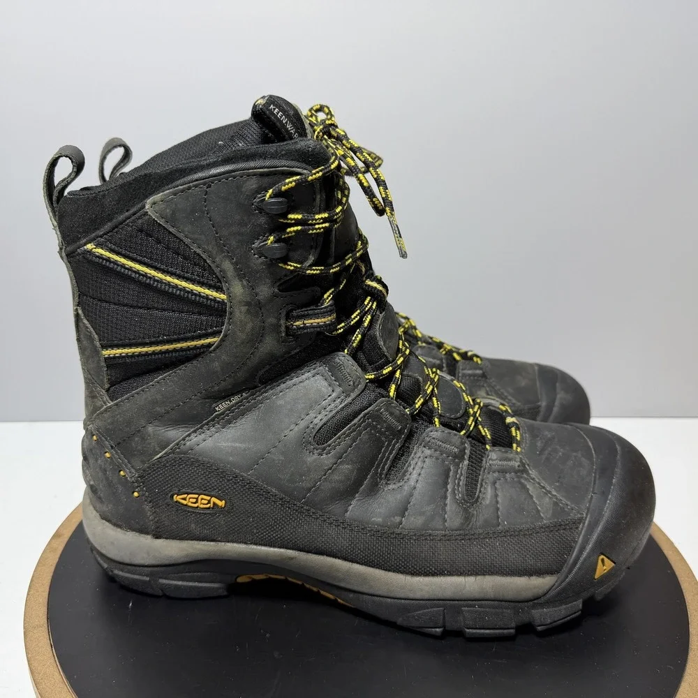 Keen Summit County Boots Mens 13 Black‎ Shellback Insulated Winter Snow Hiking